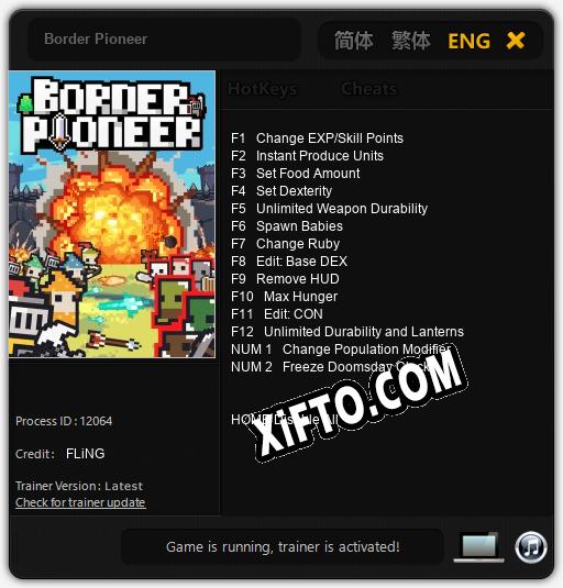 Border Pioneer: Трейнер +14 [v1.3]